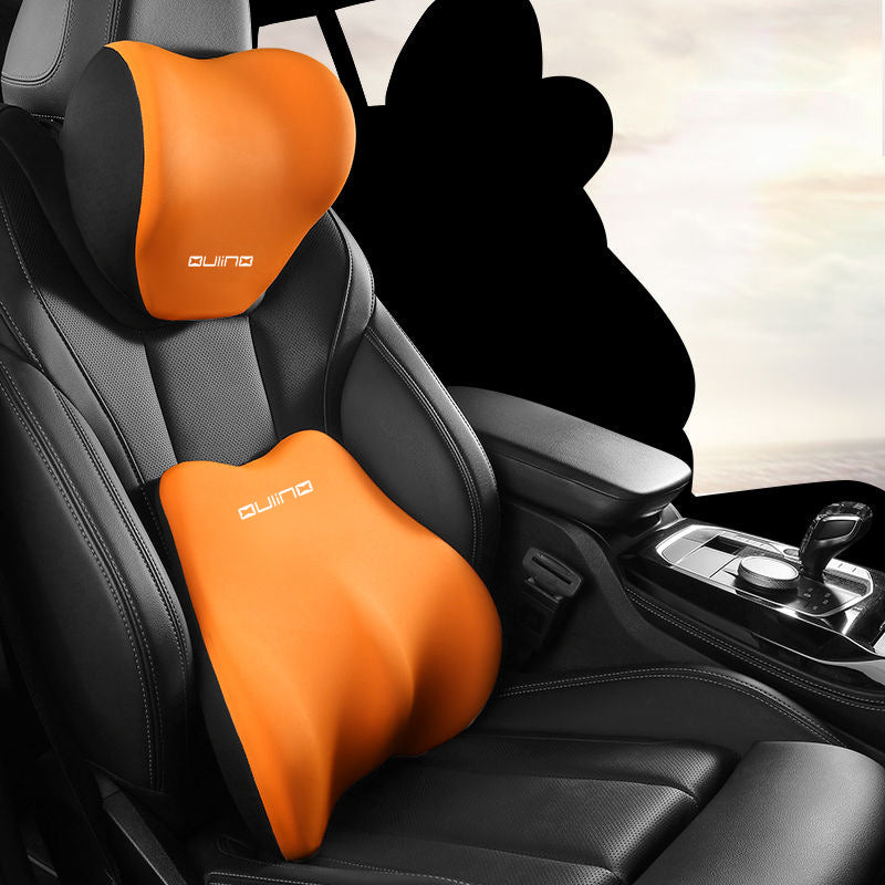 Car Headrest Neck Pillow Waist Support Set eprolo