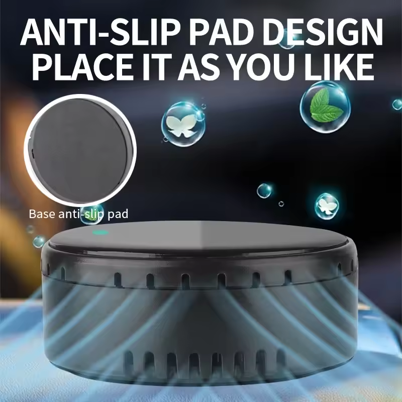 Air purifier for both home and car use solar powered negative ion formaldehyde and odor removal disinfection and purification device eprolo