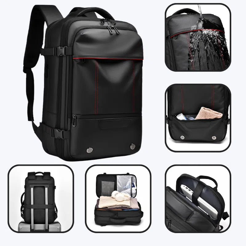 Men's Backpack Business Travel Backpack Large Capacity Expansion Multifunctional Vacuum Compression Backpack for Men eprolo