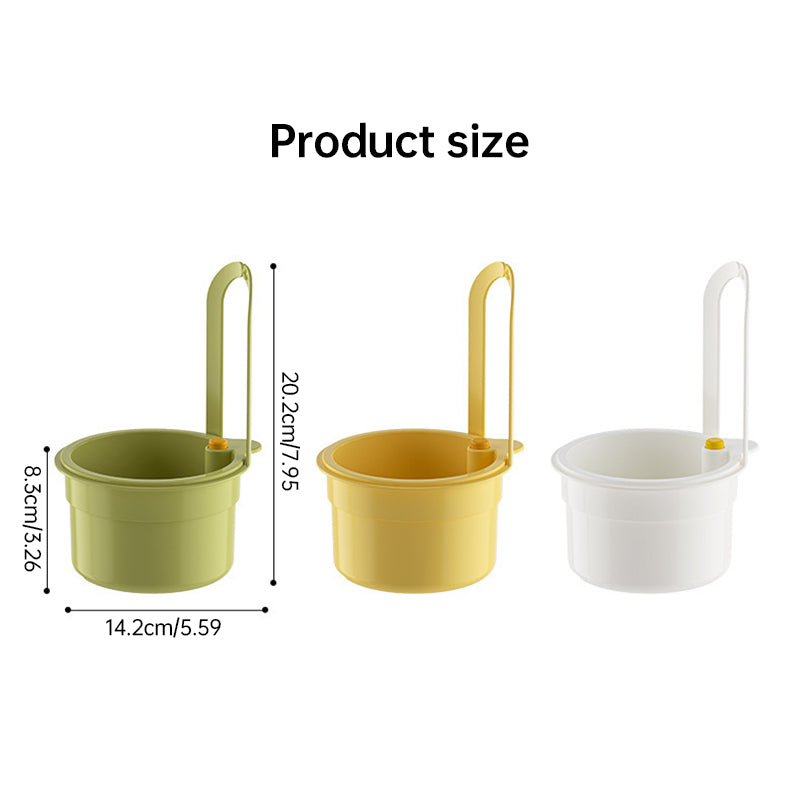 Adjustable Hanging Sink Drain Basket for Kitchen Sink, Food Waste Separator, Filter Basket & Fruit Washing Strainer eprolo