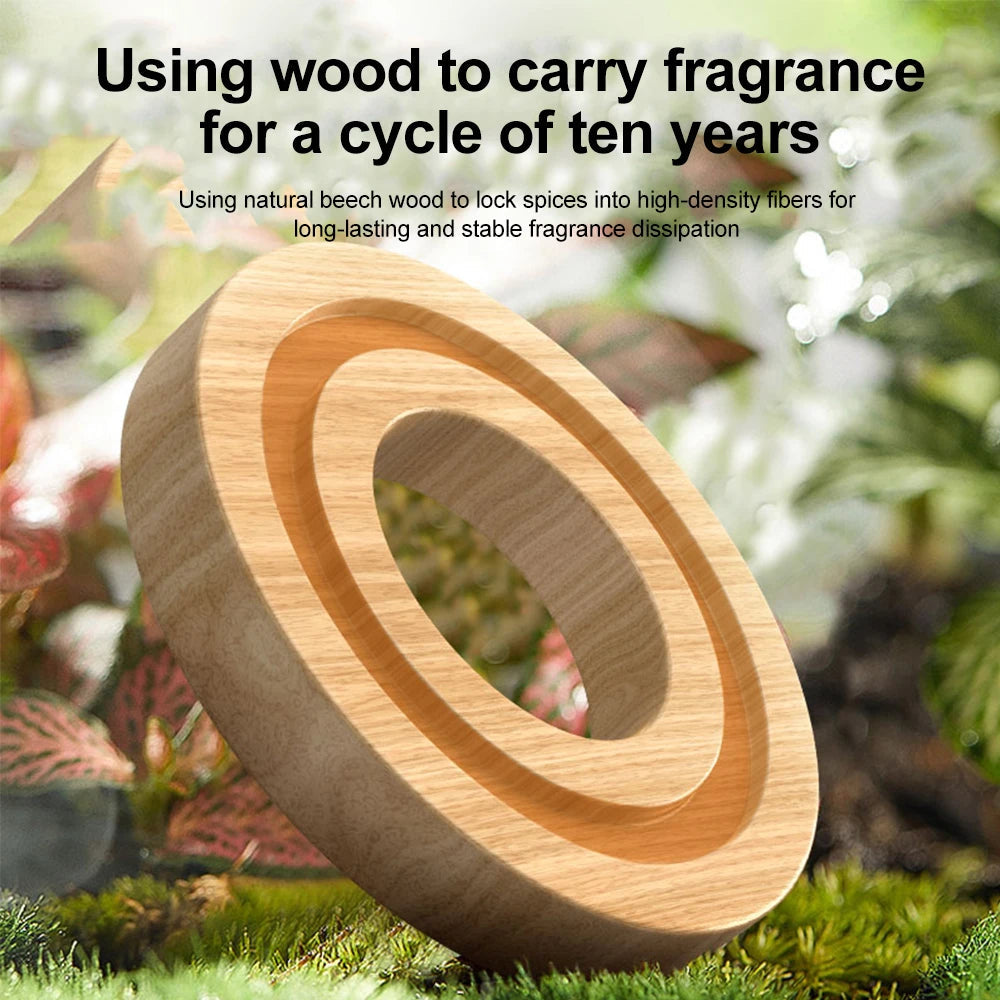 Solar Rotating Helicopter Aromatherapy Car Ornaments Car Air Freshener Alloy + ABS Wooden Aromatherapy Machine eprolo