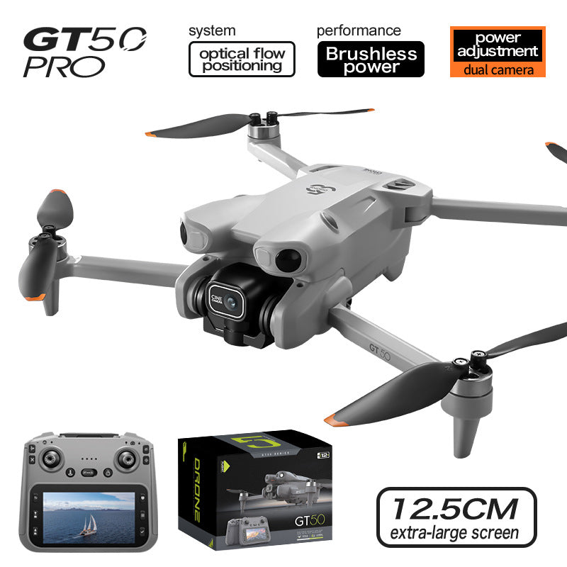 Drone with Screen HD Aerial Photography Brushless Obstacle Avoidance ESC Quadrcopter Toy Aircraft eprolo
