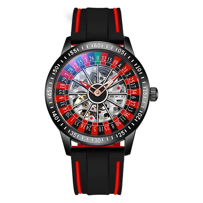 Authentic Export Wooden Wide Gamble Plate Men's Fully Automatic Mechanical Watch Waterproof Luminous Fashion Trendy Wristwatch eprolo