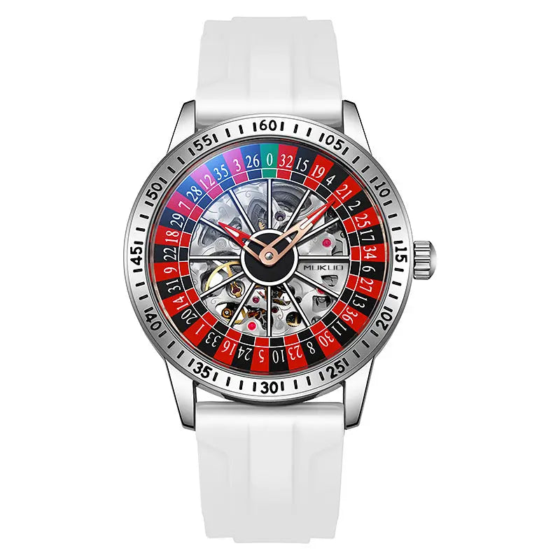 Authentic Export Wooden Wide Gamble Plate Men's Fully Automatic Mechanical Watch Waterproof Luminous Fashion Trendy Wristwatch eprolo