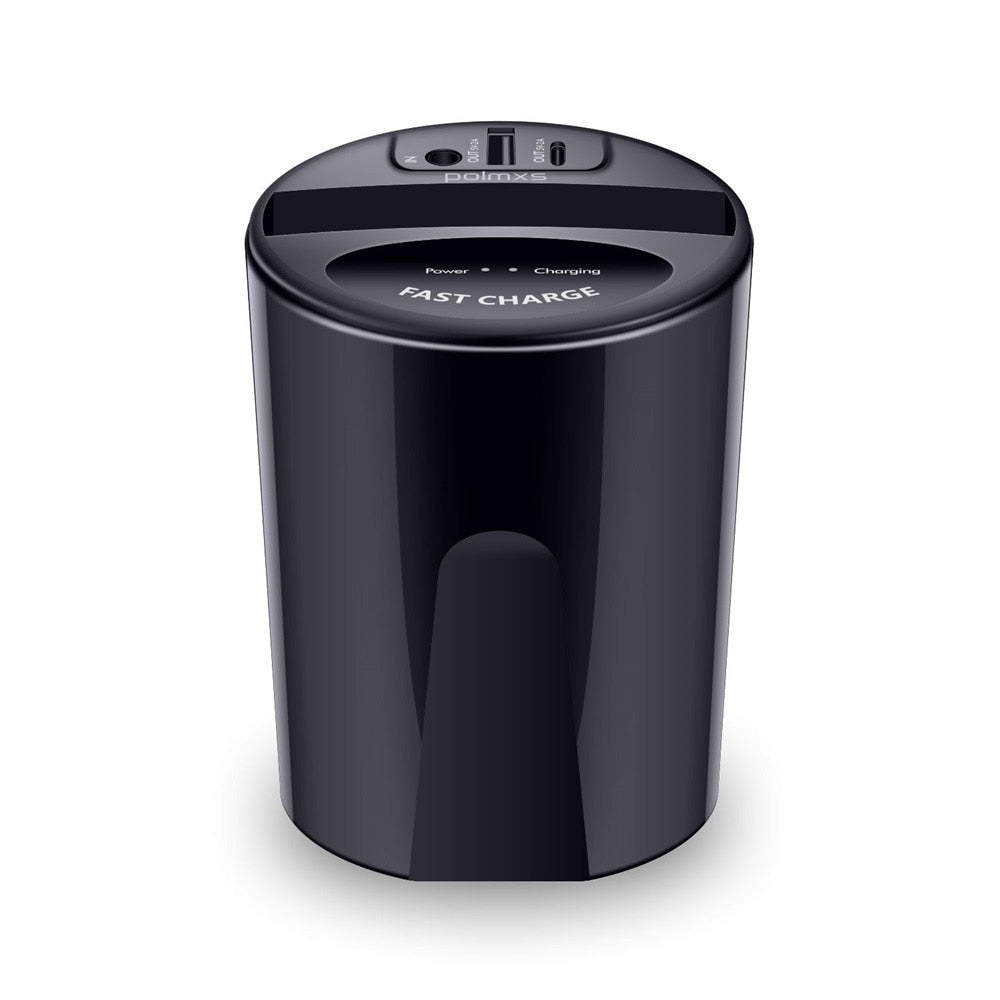 10W Car Wireless Charger Cup with USB Output for iPhoneXS MAX/XR/X/8 SAMSUNG Galaxy S9/S8/S7/S6/Note8/Note5 edge for PIXEL 3XL eprolo
