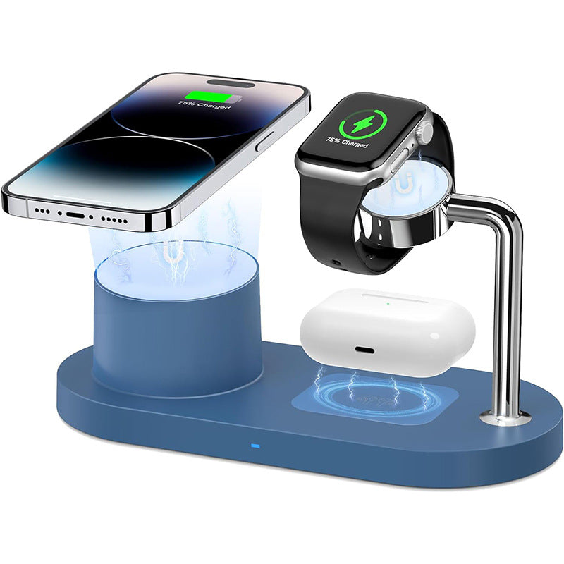 MagSafe magnetic suction three-in-one suitable for Apple mobile phone 15w wireless charging eprolo