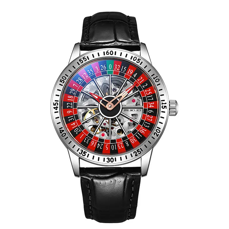 Authentic Export Wooden Wide Gamble Plate Men's Fully Automatic Mechanical Watch Waterproof Luminous Fashion Trendy Wristwatch eprolo