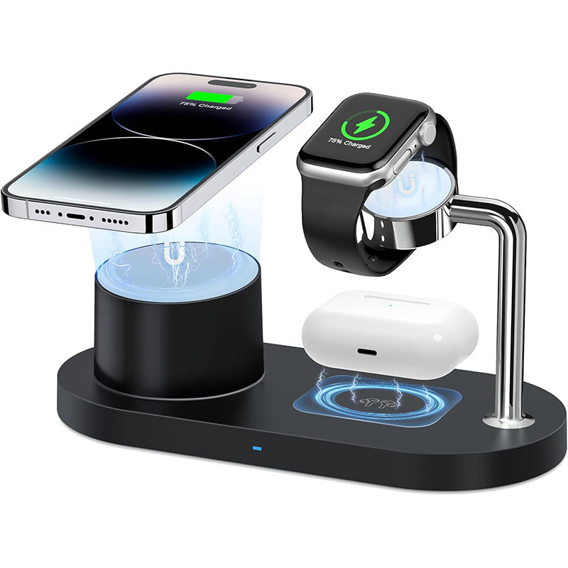 MagSafe magnetic suction three-in-one suitable for Apple mobile phone 15w wireless charging eprolo