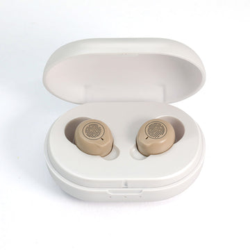 Hearing Aid Sound Amplifier for Elderly with Magnetic Charging Case, Mini Invisible Sound Collector, Portable Audio Enhancer eprolo