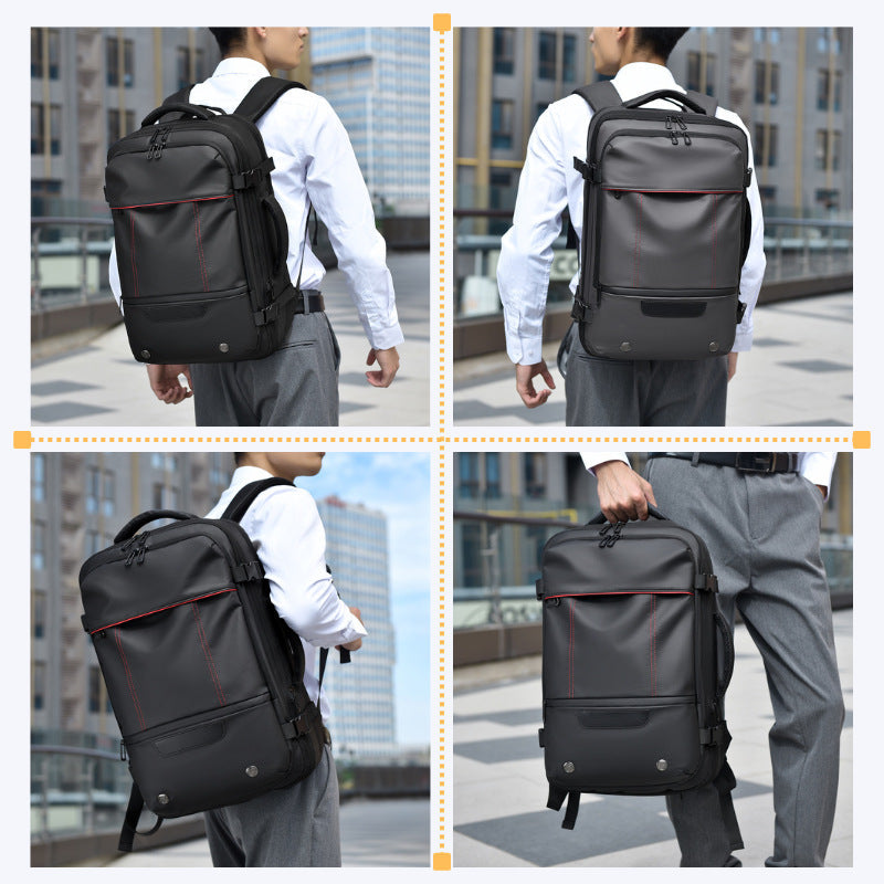 Men's Backpack Business Travel Backpack Large Capacity Expansion Multifunctional Vacuum Compression Backpack for Men eprolo