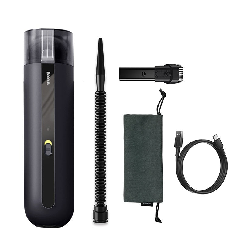 Baseus A2 Car Vacuum Cleaner Mini Handheld Auto Vacuum Cleaner with 5000Pa Powerful Suction For Home & Car & Office eprolo