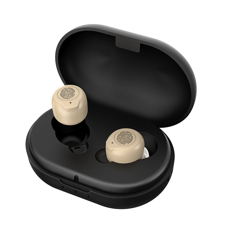 Hearing Aid Sound Amplifier for Elderly with Magnetic Charging Case, Mini Invisible Sound Collector, Portable Audio Enhancer eprolo