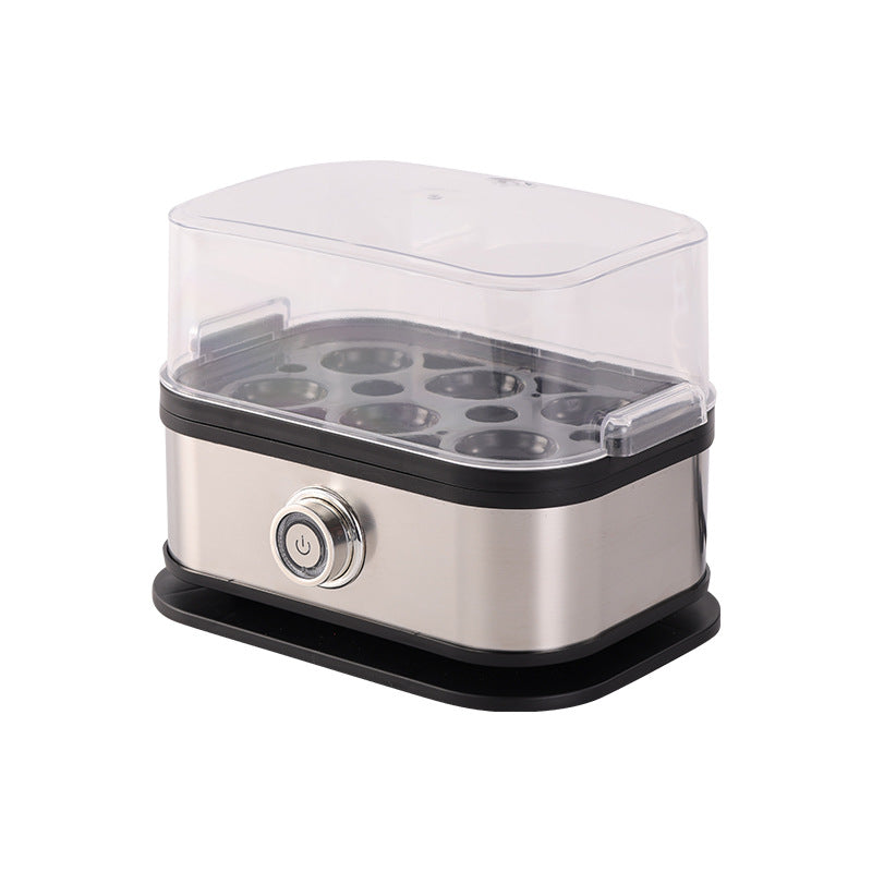 200W Power Eggs Boiler Space Saving Auto Shut-Off Smart Egg Cooker 6 Eggs Capacity Stainless Steel Rapid Egg Cooker eprolo