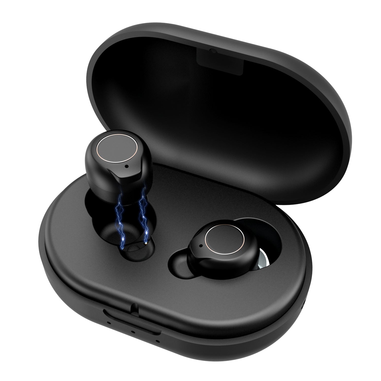 Hearing Aid Sound Amplifier for Elderly with Magnetic Charging Case, Mini Invisible Sound Collector, Portable Audio Enhancer eprolo