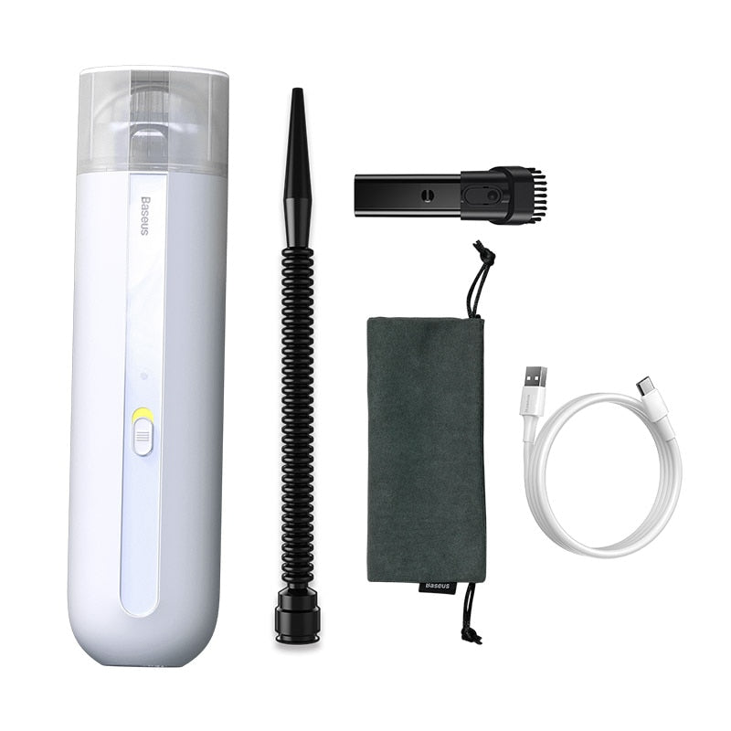 Baseus A2 Car Vacuum Cleaner Mini Handheld Auto Vacuum Cleaner with 5000Pa Powerful Suction For Home & Car & Office eprolo