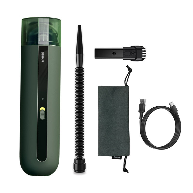 Baseus A2 Car Vacuum Cleaner Mini Handheld Auto Vacuum Cleaner with 5000Pa Powerful Suction For Home & Car & Office eprolo