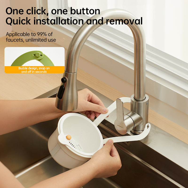Adjustable Hanging Sink Drain Basket for Kitchen Sink, Food Waste Separator, Filter Basket & Fruit Washing Strainer eprolo