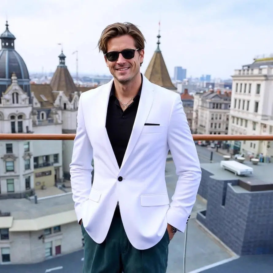 Business Casual Suit for Men Slim Jacket eprolo