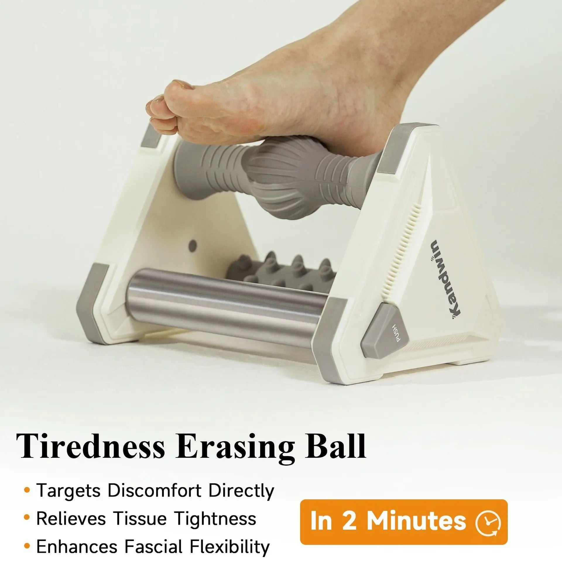 Foot massager with ice compress to relieve plantar fascia and foot pain Three in one massage for foot and heel pain eprolo