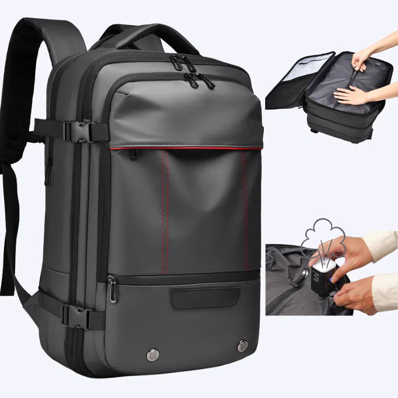 Men's Backpack Business Travel Backpack Large Capacity Expansion Multifunctional Vacuum Compression Backpack for Men eprolo