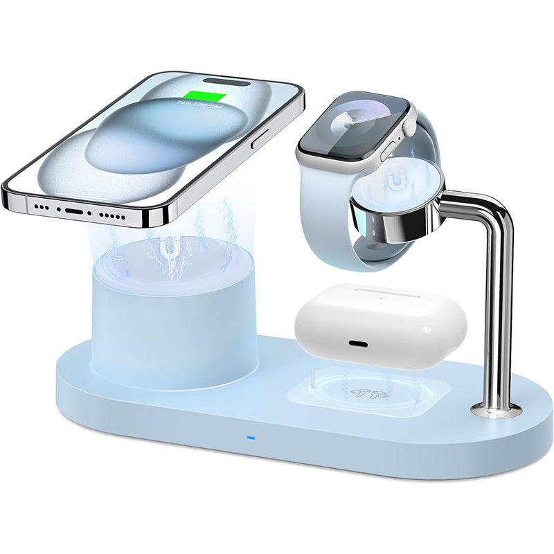 MagSafe magnetic suction three-in-one suitable for Apple mobile phone 15w wireless charging eprolo